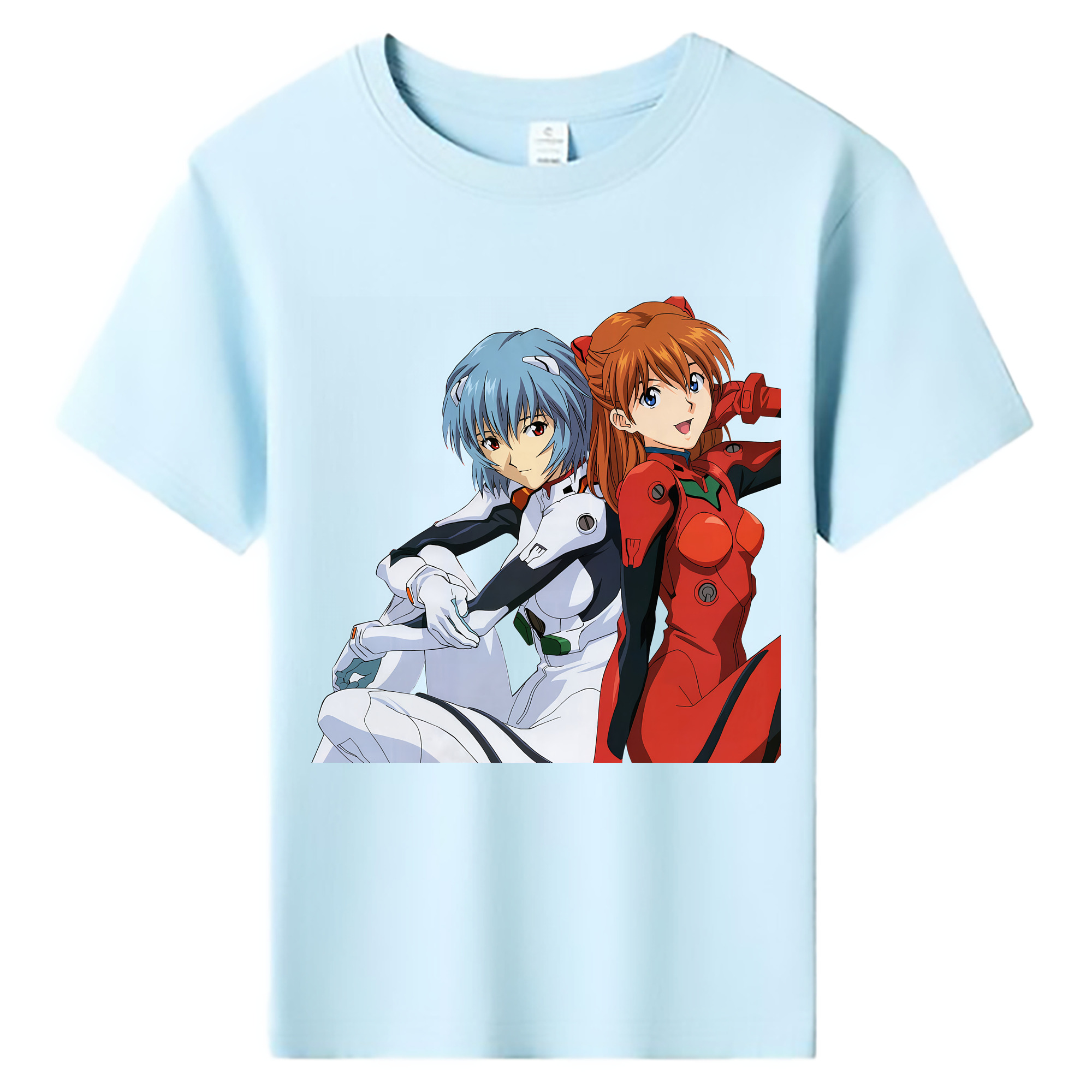 （画像用） EVA 新世紀エヴァンゲリオン 綿100％キッズTシャツ（フロントプリント）